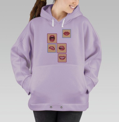 Губки, Hoodie Oversize Fiolet