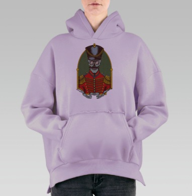 Гусары денег не берут, Hoodie Oversize Fiolet, утепленная