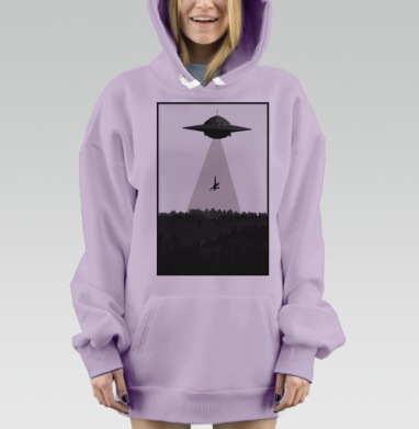 Инопланетное похищение, Hoodie Mjhigh Dig Mel, Fiolet, утепленная
