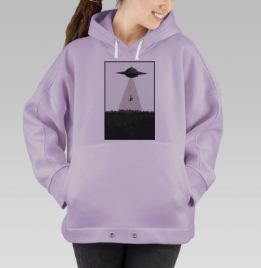 Инопланетное похищение, Hoodie Oversize Fiolet