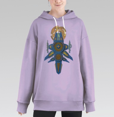 Инспектор, Hoodie Long Oversize Fiolet