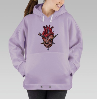 Искусство, Hoodie Oversize Fiolet