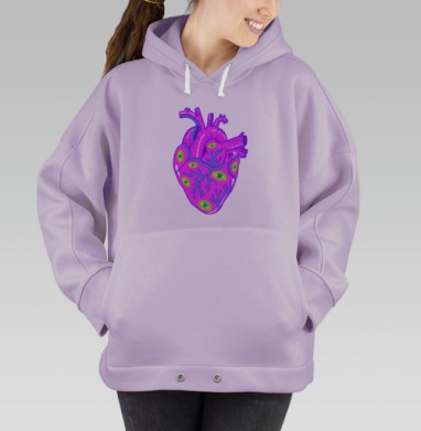 Кислое сердце, Hoodie Oversize Fiolet