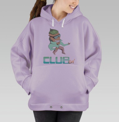 Клубень, Hoodie Oversize Fiolet