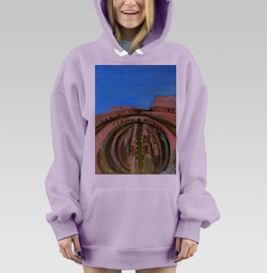 Колизей., Hoodie Mjhigh Dig Mel, Fiolet, утепленная