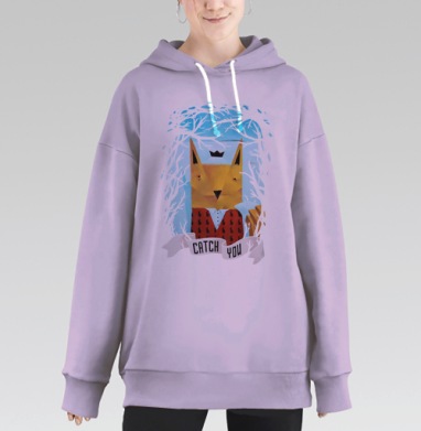 Король Лис, Hoodie Long Oversize Fiolet