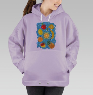 Космофрукты, Hoodie Oversize Fiolet