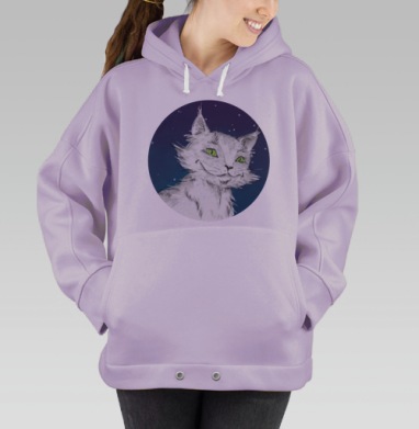 Кот Бормот, Hoodie Oversize Fiolet