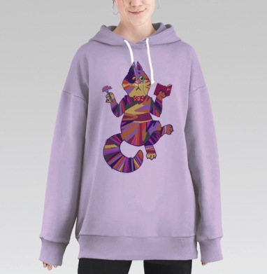 котан, Hoodie Long Oversize Fiolet