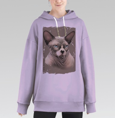 КотЭ, Hoodie Long Oversize Fiolet