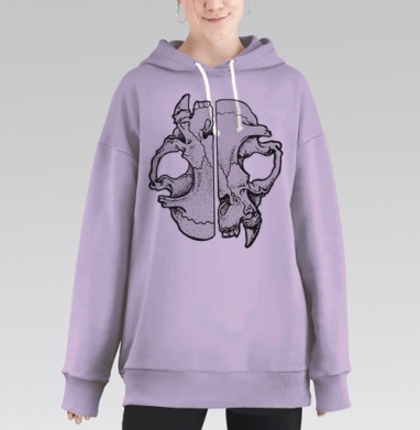Коточереп, Hoodie Long Oversize Fiolet