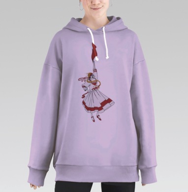 Краса, Hoodie Long Oversize Fiolet