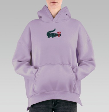 Крок, Hoodie Oversize Fiolet, утепленная