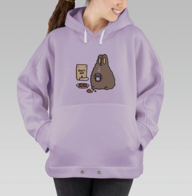 Кролик воришка, Hoodie Oversize Fiolet