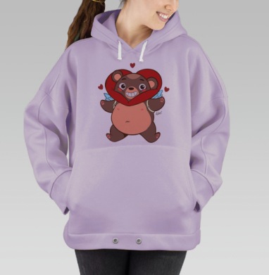 Купидон - Гриша, Hoodie Oversize Fiolet