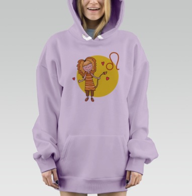 Львиная радость, Hoodie Mjhigh Dig Mel, Fiolet, утепленная