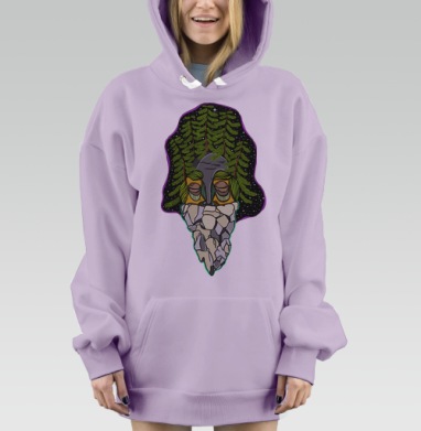 Ладога, Hoodie Mjhigh Dig Mel, Fiolet, утепленная
