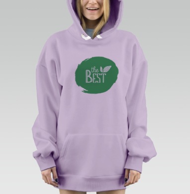 Лучшая сумка, Hoodie Mjhigh Dig Mel, Fiolet, утепленная