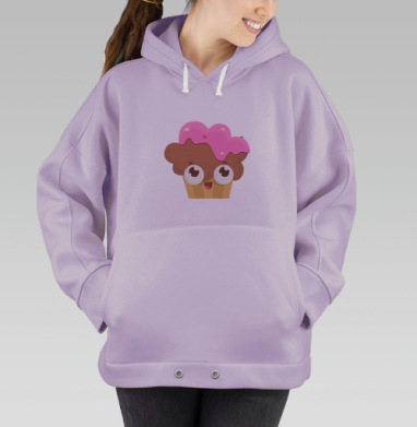 Маффин, Hoodie Oversize Fiolet
