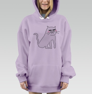 Мартел Котэ, Hoodie Mjhigh Dig Mel, Fiolet, утепленная