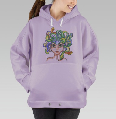 Медуза горгона, Hoodie Oversize Fiolet