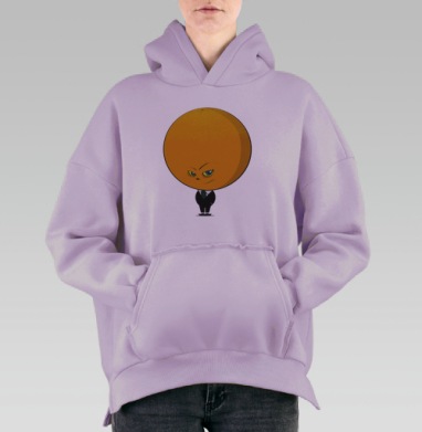 Мистер  Апельсинчик, Hoodie Oversize Fiolet, утепленная