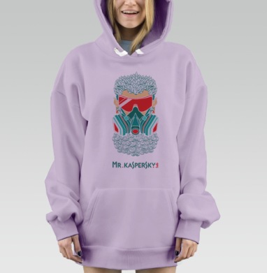 Мистер Касперский, Hoodie Mjhigh Dig Mel, Fiolet, утепленная