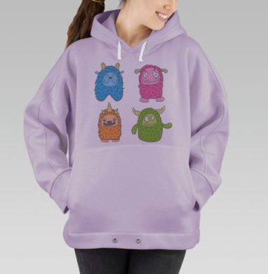Монстры, Hoodie Oversize Fiolet