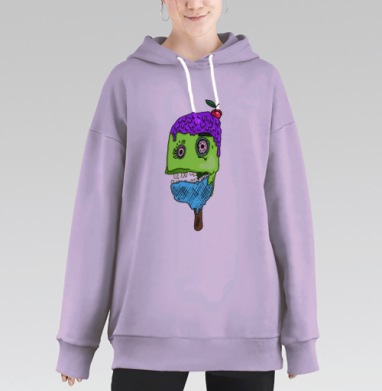 Мороженко, Hoodie Long Oversize Fiolet