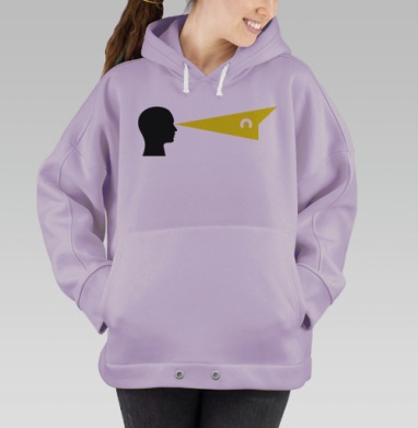 Наблюдатель, Hoodie Oversize Fiolet