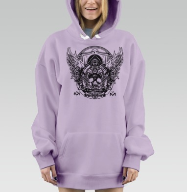 Надежда, Hoodie Mjhigh Dig Mel, Fiolet, утепленная