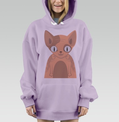 Наколи, Hoodie Mjhigh Dig Mel, Fiolet, утепленная