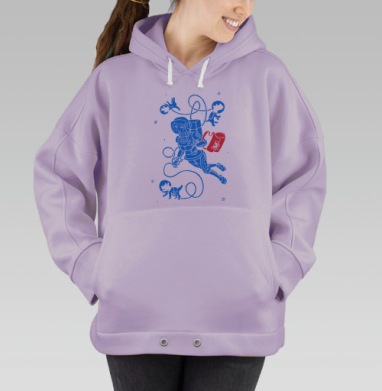 Невесомость, Hoodie Oversize Fiolet