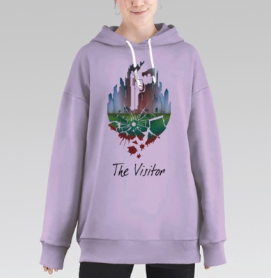 Новичок, Hoodie Long Oversize Fiolet