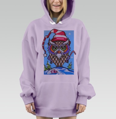 НОВОГОДНИЙ ШКЕТ, Hoodie Mjhigh Dig Mel, Fiolet, утепленная