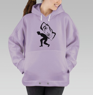 Одаренный, Hoodie Oversize Fiolet
