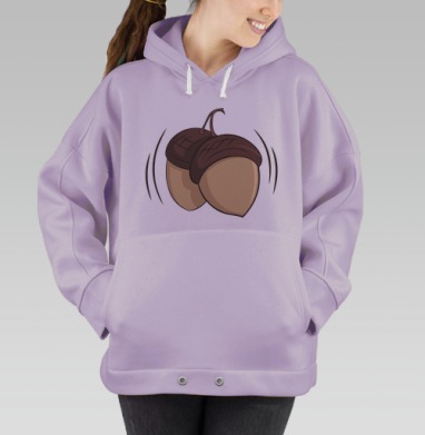 Орешки, Hoodie Oversize Fiolet