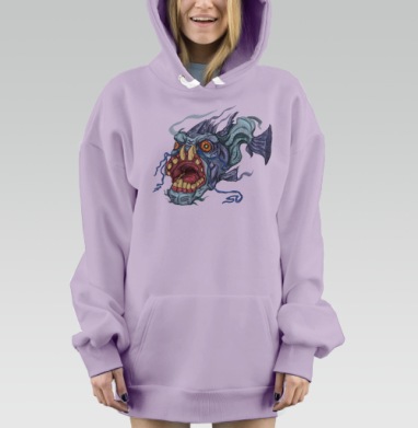 Первая, Hoodie Mjhigh Dig Mel, Fiolet, утепленная