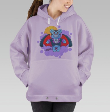 Плюшевый Вампир, Hoodie Oversize Fiolet