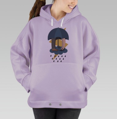 Под зонтом, Hoodie Oversize Fiolet