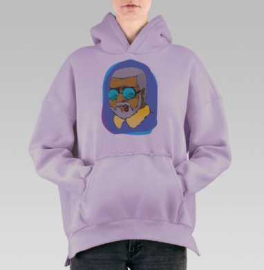 Полярник, Hoodie Oversize Fiolet, утепленная