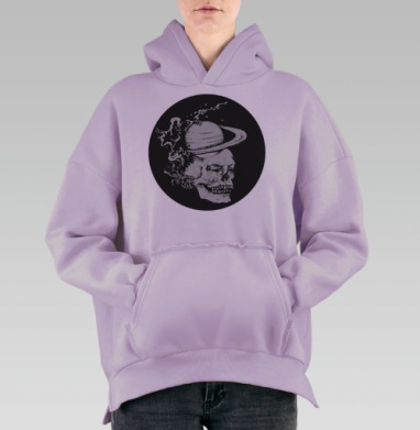 Помни, Hoodie Oversize Fiolet, утепленная