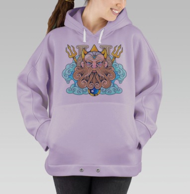 Посейдон, Hoodie Oversize Fiolet