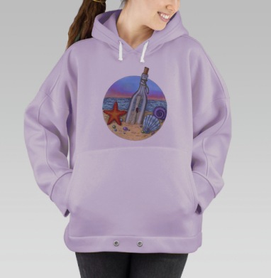 Послание в бутылке, Hoodie Oversize Fiolet