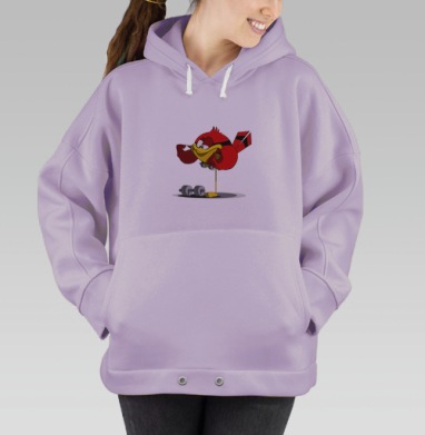 Птеньчик Физкультурник, Hoodie Oversize Fiolet