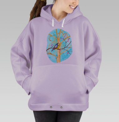 Птиц-Синиц, Hoodie Oversize Fiolet