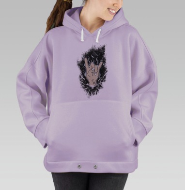 Распальцовка, Hoodie Oversize Fiolet