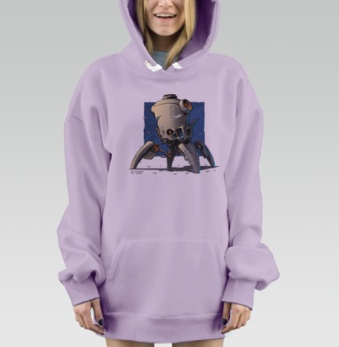 Робо, Hoodie Mjhigh Dig Mel, Fiolet, утепленная