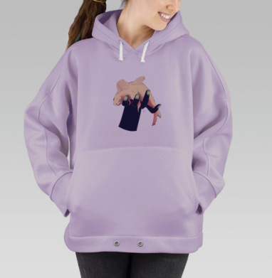 Рыбка, Hoodie Oversize Fiolet