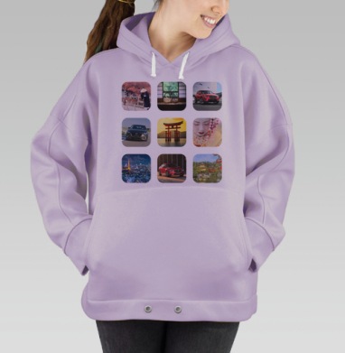 Самоделка 111111111.png, Hoodie Oversize Fiolet